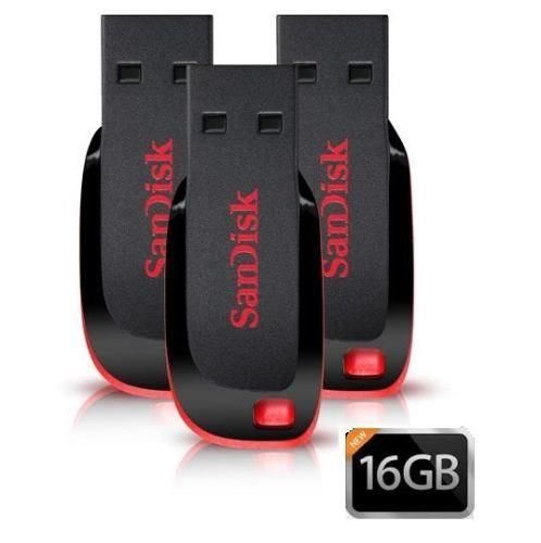 Pen Drive Sandisk Cruzer Blade 16gb Original